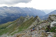 56 Ripida discesa dal versante sud